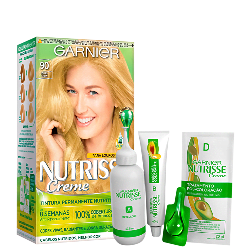 Garnier Nutrisse Creme 90 Areia - Coloração