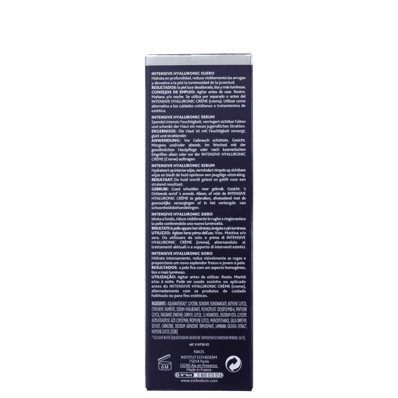 Sérum Anti-Idade Esthederm Intensive Hyaluronic 30ml