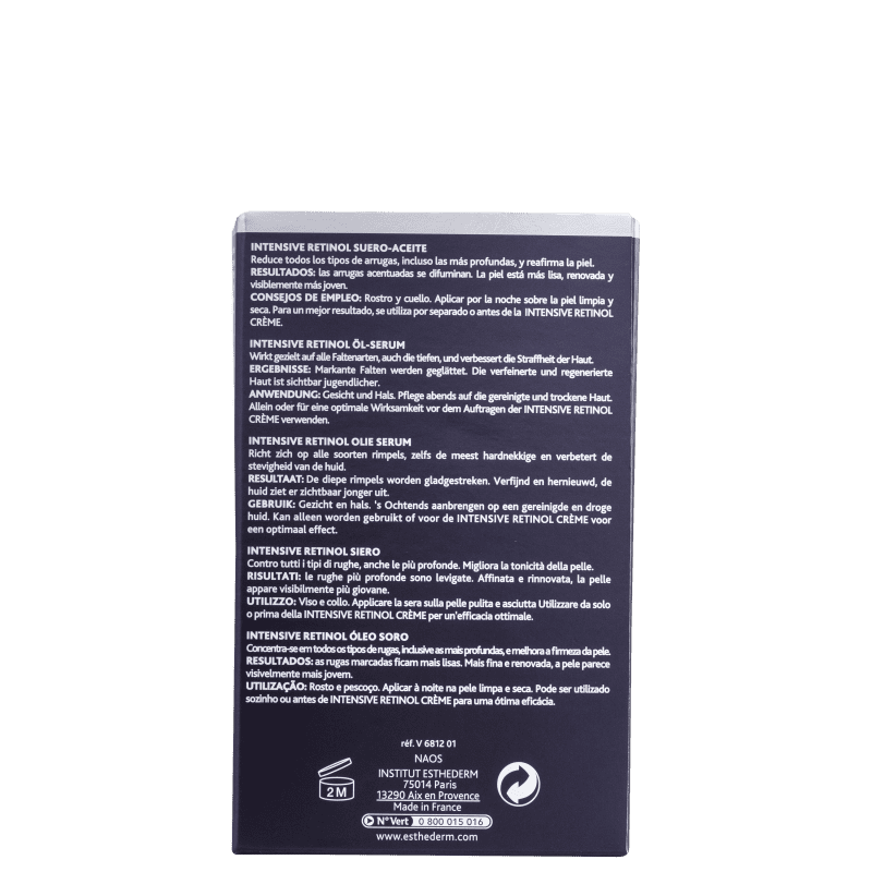 Esthederm Intensive Retinol Oil - Sérum Anti-Idade 15ml
