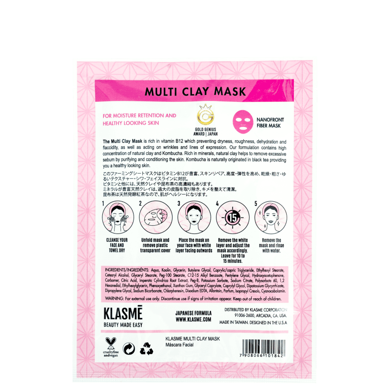Máscara Facial Klasme Multi Clay 25g