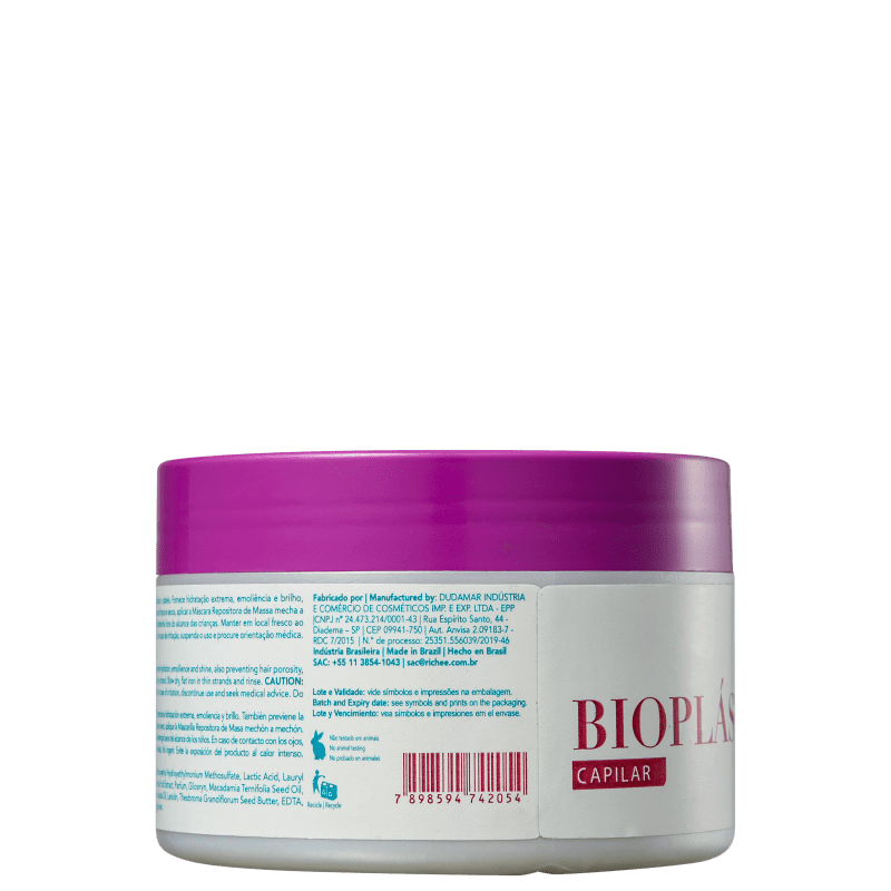 Richée Professional Bioplástica BioBTx - Repositor de Massa Capilar 250g