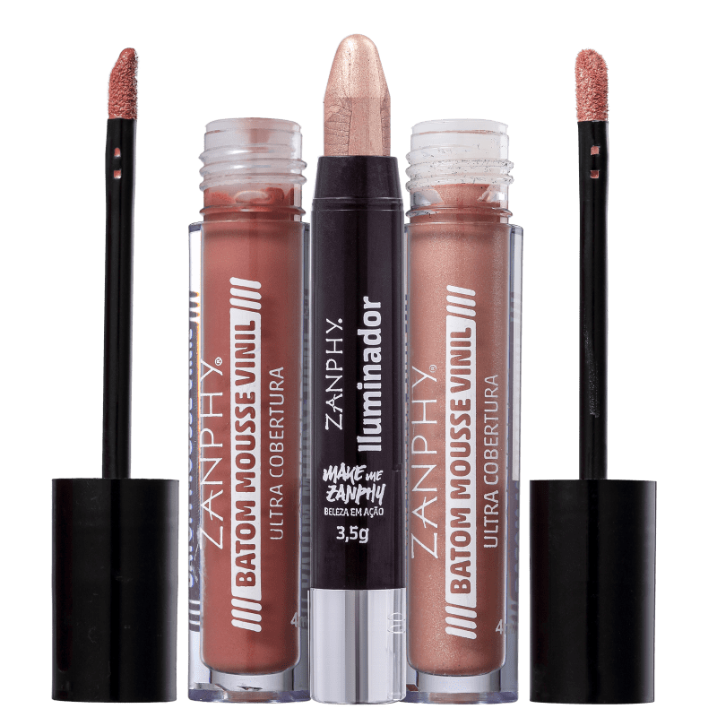 Kit Zanphy Lips & Glow (3 produtos)