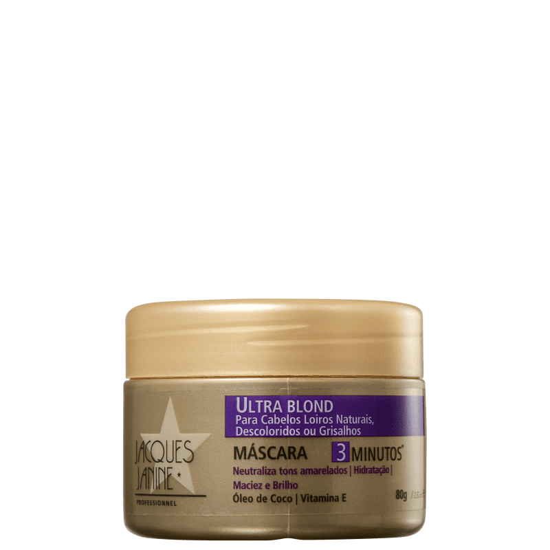 Jacques Janine Professionnel Ultra Blond - Máscara Matizadora 80g Menor preço em Jacques Janine Professionnel Ultra Blond - Máscara Matizadora 80g