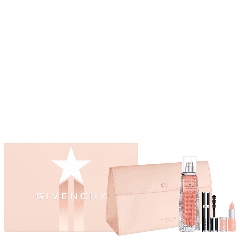 Conjunto Live Irrésistible Givenchy Feminino (3 Produtos + Nécessaire)
