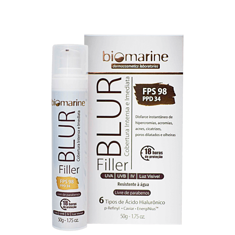 Biomarine Blur Filler FPS 98 Bege - BB Cream 50g