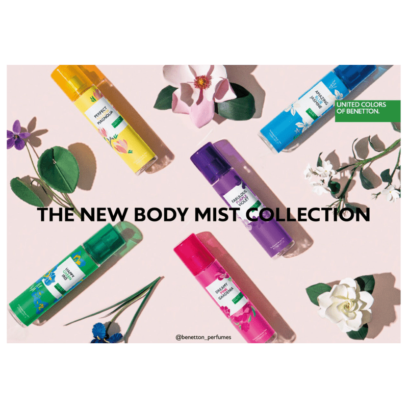 Body Spray Benetton Perfect Yellow Magnolia 236ml