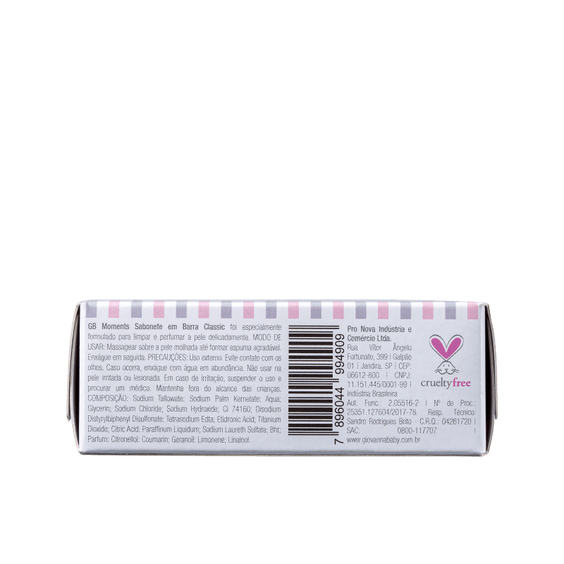 Giovanna Baby Moments Classic - Sabonete em Barra 90g
