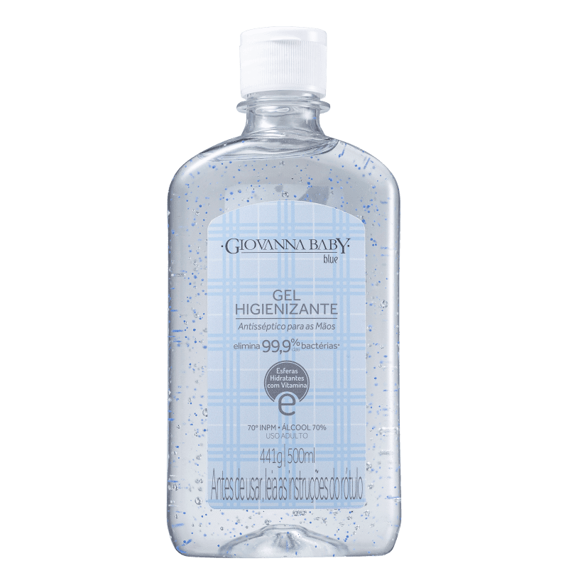 Giovanna Baby Blue Álcool Gel 70% - Gel Antisséptico 500ml