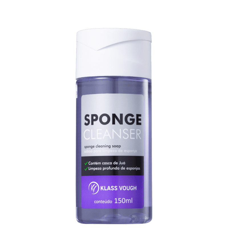 Klass Vough Sponge Cleanser - Sabão para Limpeza de Esponjas 150ml Menor preço em Klass Vough Sponge Cleanser - Sabão para Limpeza de Esponjas 150ml