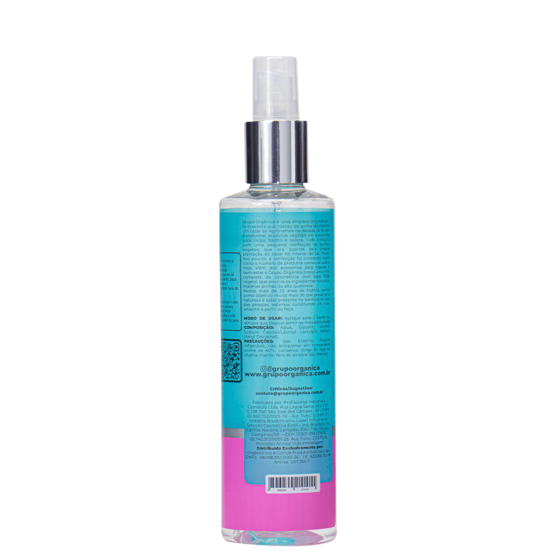 Body Spray Chá Branco e Gengibre Orgânica Feminino 250ml