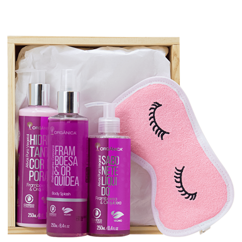 Kit Orgânica Shower Framboesa & Orquídea (4 produtos)
