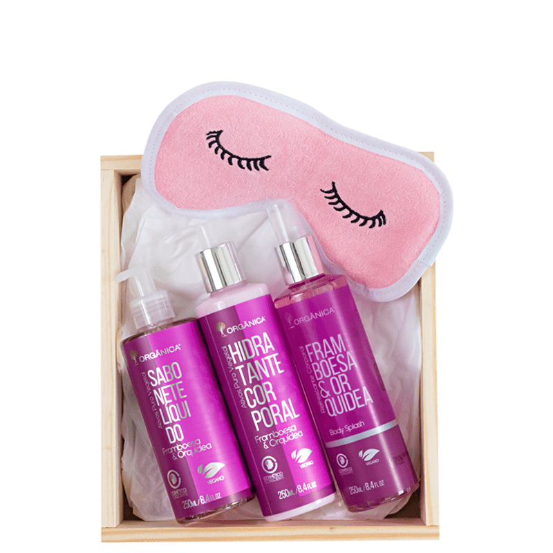 Kit Orgânica Shower Framboesa & Orquídea (4 produtos)