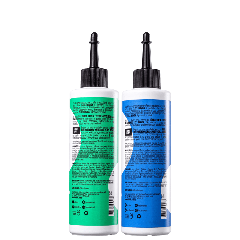 Kit Salon Line S.O.S Bomba Fortalecedor & Antiqueda (2 Produtos)