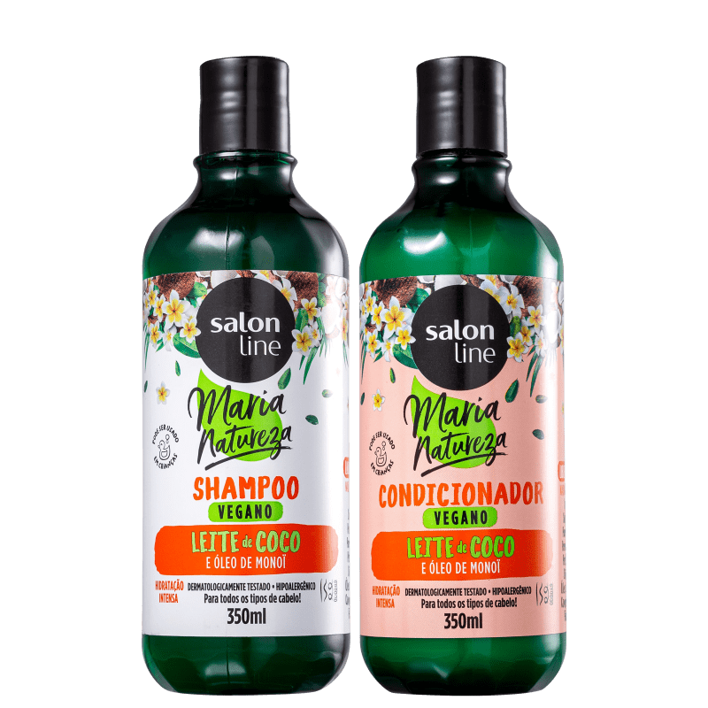 Kit Salon Line Maria Natureza Leite de Coco Duo (2 Produtos)