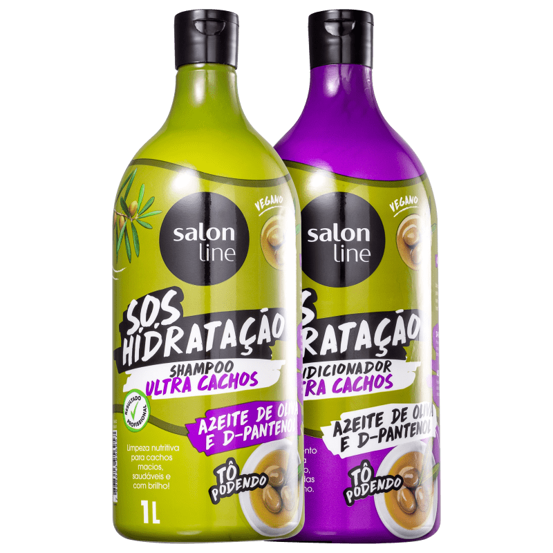 Kit Salon Line S.O.S Hidratação Ultra Cachos Duo (2 Produtos)