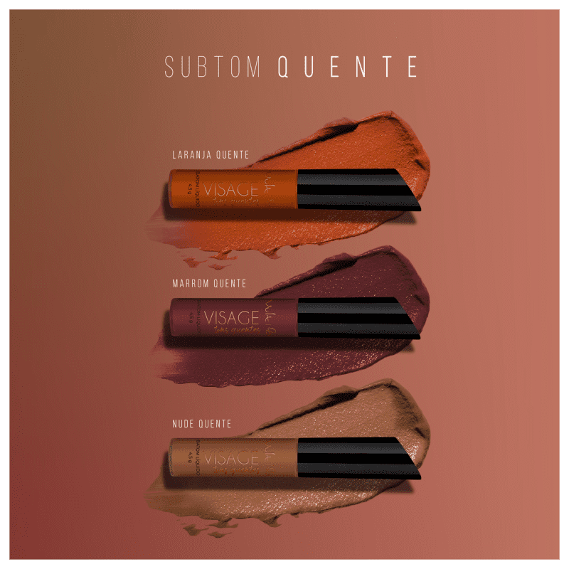 Vult Visage Nude Quente - Batom Líquido 4,5g