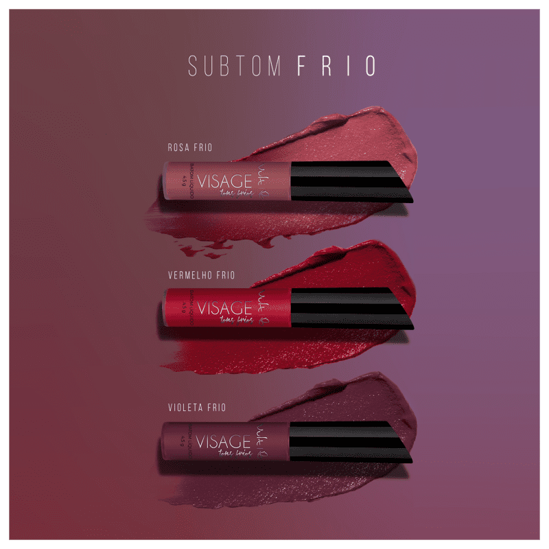Vult Visage Vermelho Frio - Batom Líquido 4,5g