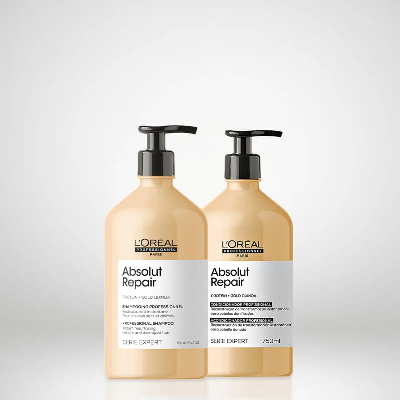 Kit L'Oréal Professionnel Absolut Repair Gold Home Care 750 ( 3 produtos)