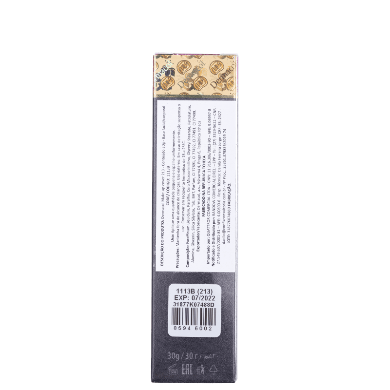 Dermacol Make-Up Cover 213 - Base Cremosa 30g