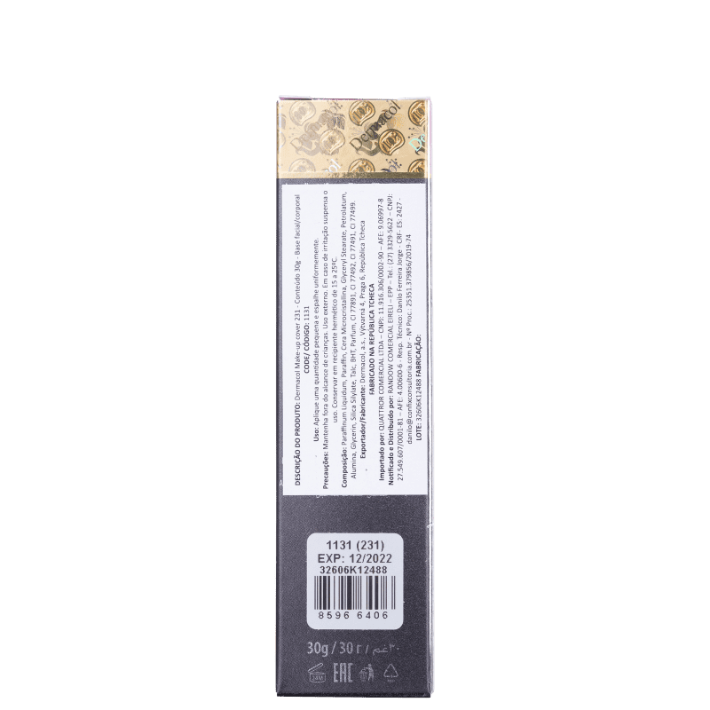 Dermacol Make-Up Cover 231 - Base Cremosa 30g