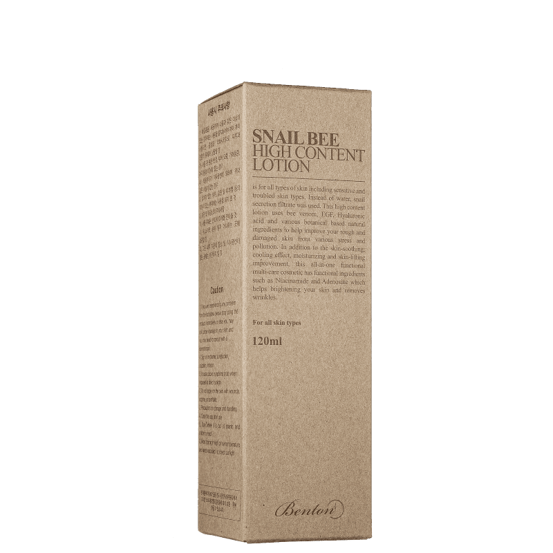 Loção Hidratante Benton Snail Bee High Content Lotion Facial 120ml