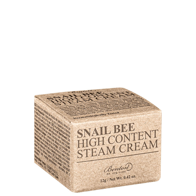 Creme Hidratante Facial Benton Snail Bee High Content Steam Cream 12g