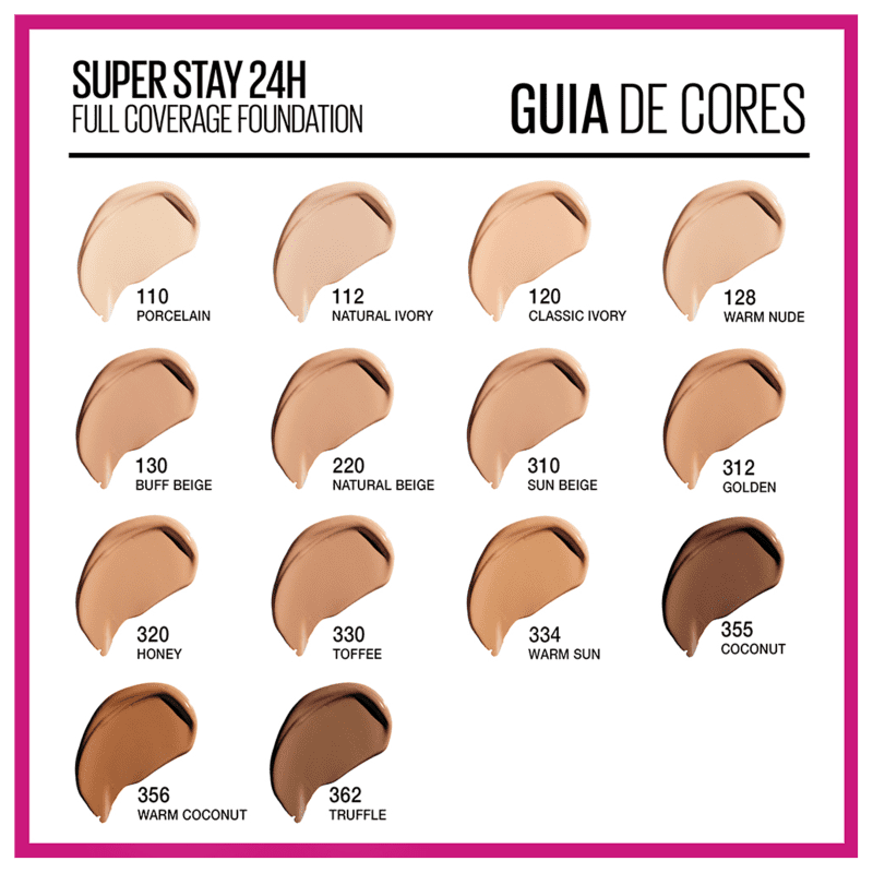 Maybelline Superstay Porcelain - Base Líquida 30ml