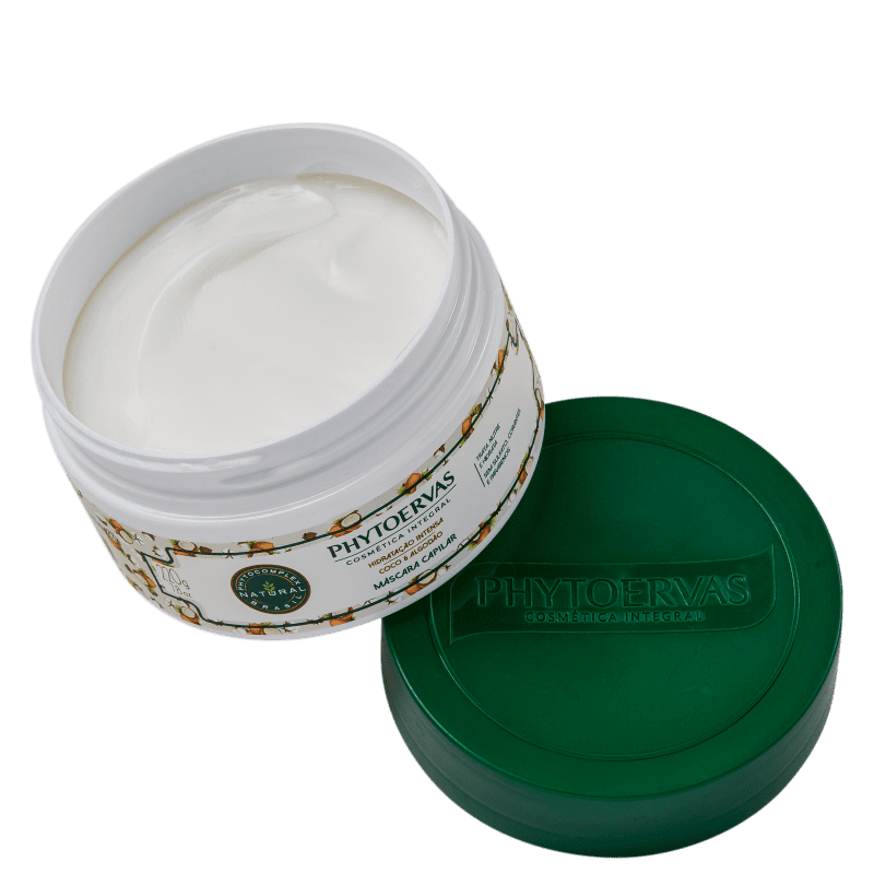 Phytoervas Hidratação Intensa Coco e Algodão - Máscara Capilar 220g