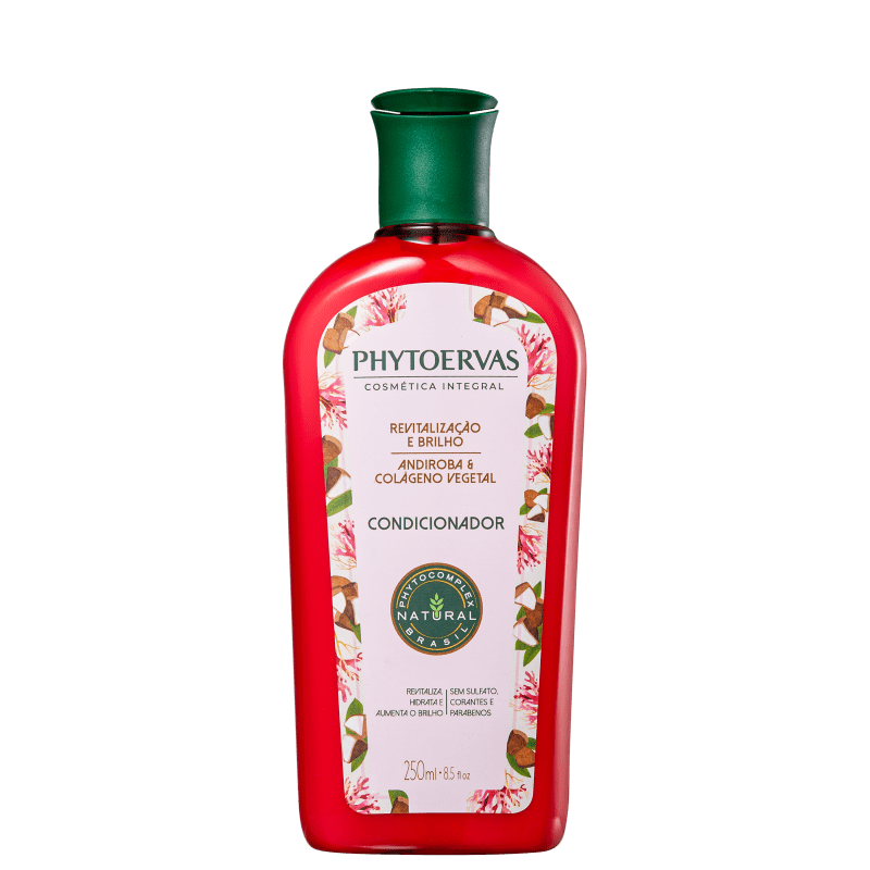 Condicionador Phytoervas Revitalização e Brilho Andiroba e Colágeno Vegetal 250ml
