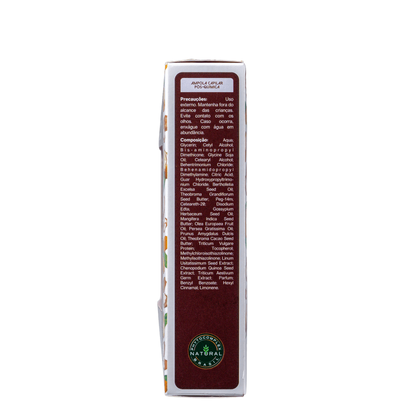 Phytoervas Pós-Química Castanha do Brasil e Cupuaçu - Ampola 3x15ml
