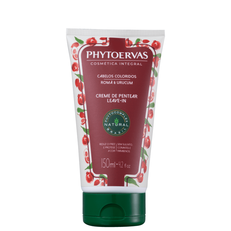 Creme para Pentear Phytoervas Cabelos Coloridos Romã e Urucum 150ml