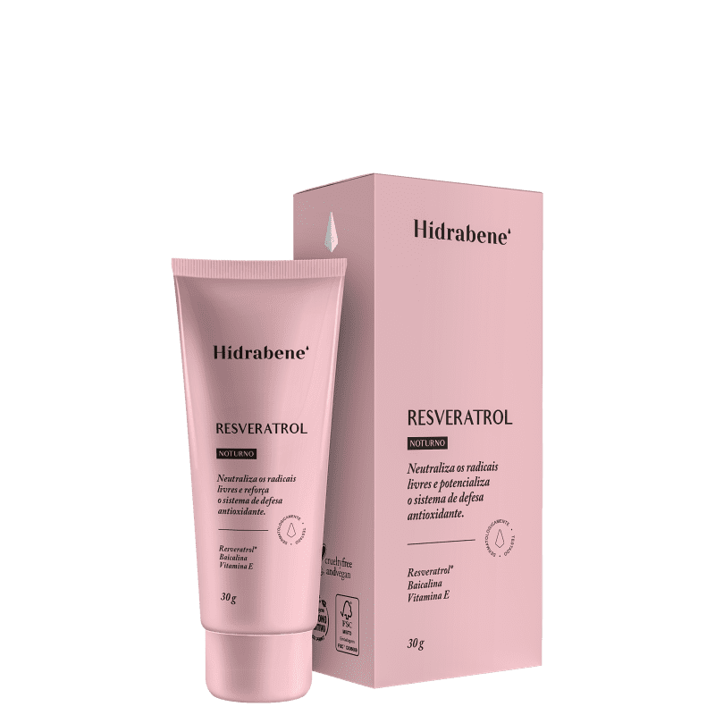 Anti-Idade Hidrabene Resveratrol Noturno 30g