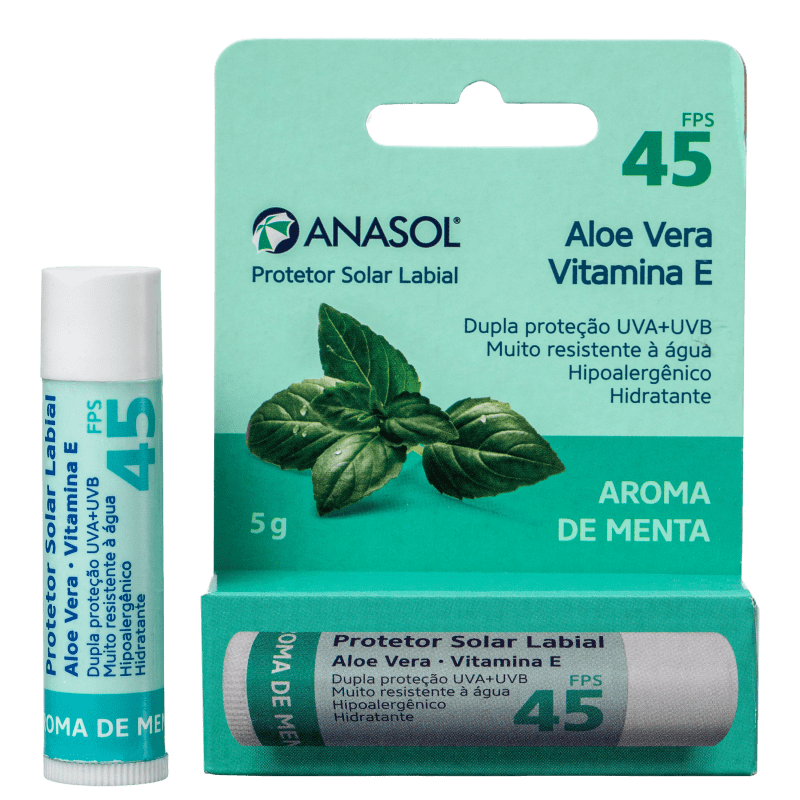 Anasol Menta FPS 45 - Protetor Labial 5g