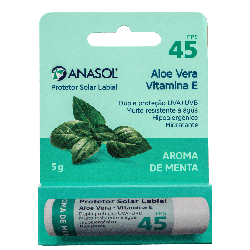Anasol Menta FPS 45 - Protetor Labial 5g