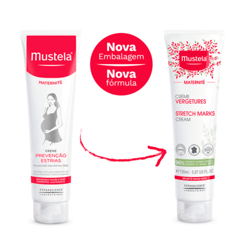 Kit Mustela Maternité Prévention Vergetures - Creme para Estrias 2x150ml