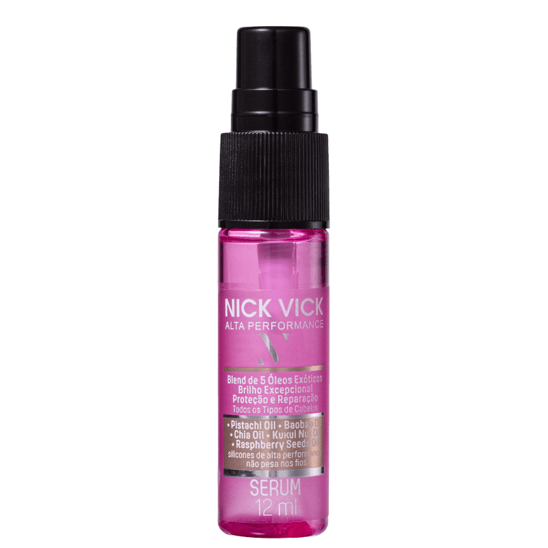 Nick & Vick Brilho Excepcional Proteção e Reparação - Sérum Capilar 12ml Menor preço em Nick & Vick Brilho Excepcional Proteção e Reparação - Sérum Capilar 12ml