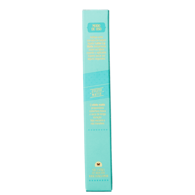 Latika Lip Rosa Nº 52 - Batom Líquido Matte 4ml