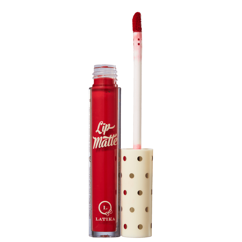 Latika Lip Matte Vermelho Nº 26 - Batom Líquido 4ml