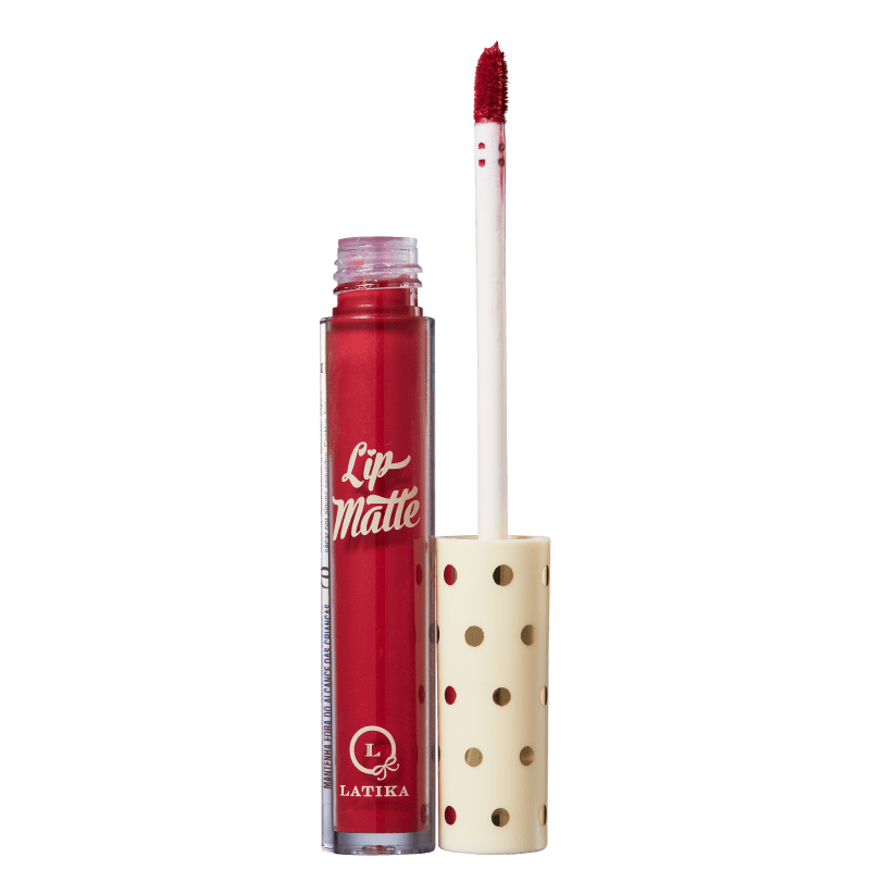Latika Lip Vermelho Nº 19 - Batom Líquido Matte 4ml