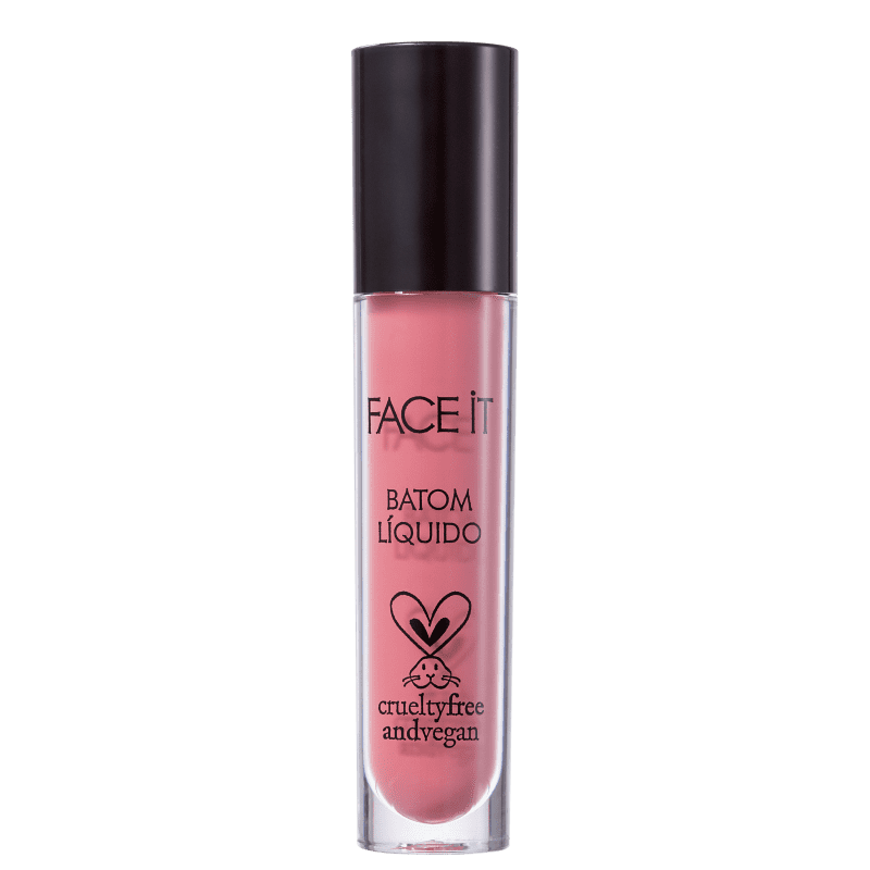 Batom Líquido Matte FACE IT Vegan Beauty Lovely 5ml