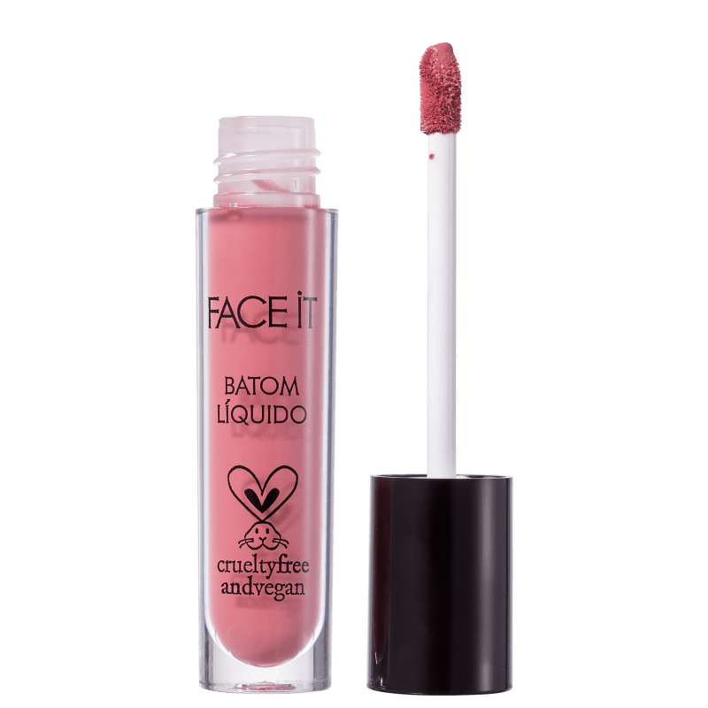 Batom Líquido Matte FACE IT Vegan Beauty Lovely 5ml