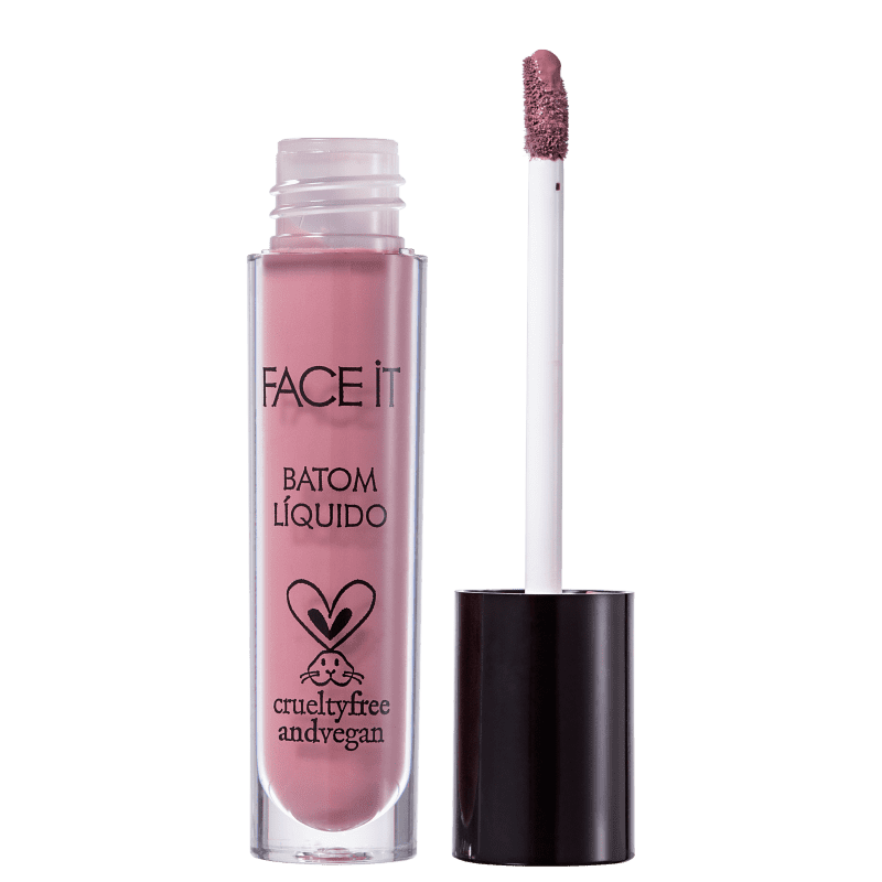 Batom Líquido Matte FACE IT Vegan Beauty Baby Face Lavanda 5ml