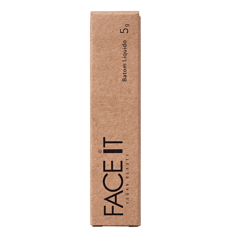 Batom Líquido Matte FACE IT Vegan Beauty Sexy Face Hot Pink 5ml