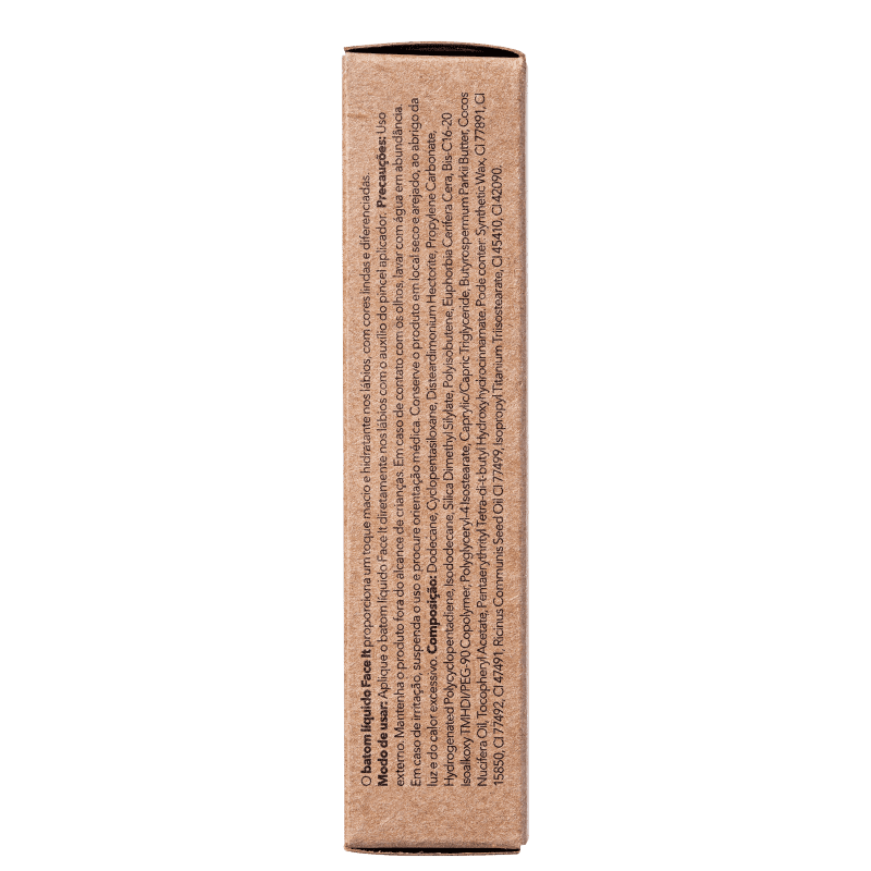 Batom Líquido Matte FACE IT Vegan Beauty Make Me Wet 5ml