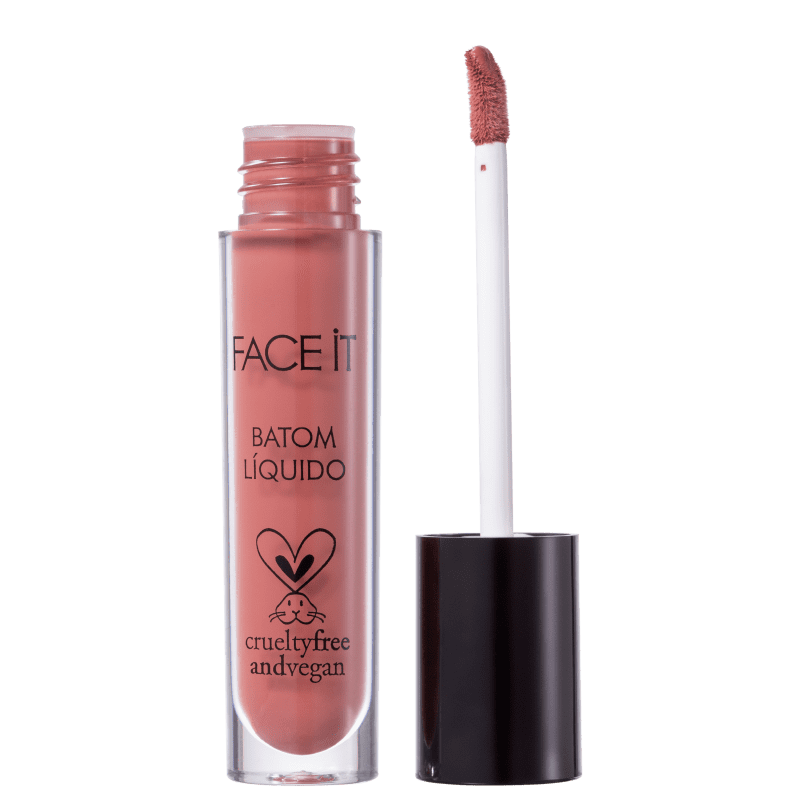 Batom Líquido Matte FACE IT Vegan Beauty Make Me Wet 5ml