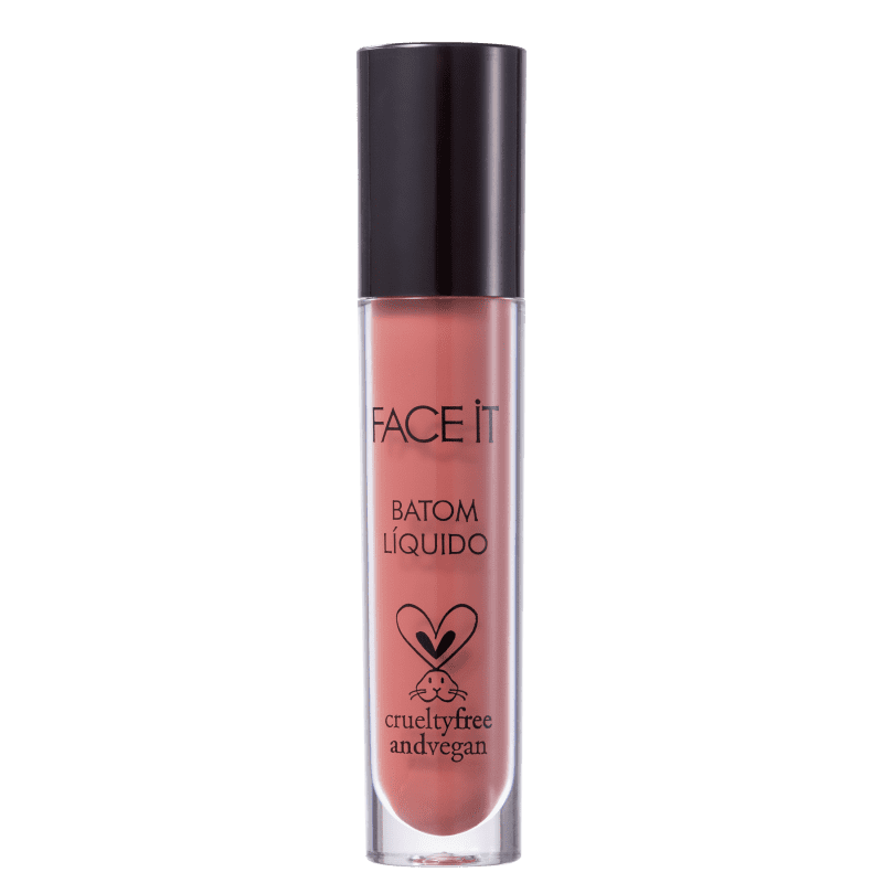 Batom Líquido Matte FACE IT Vegan Beauty Make Me Wet 5ml