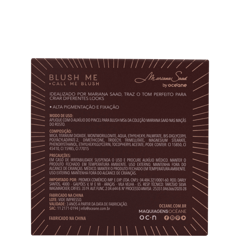Blush Mariana Saad by Océane Blush Me Call Me 6,5g