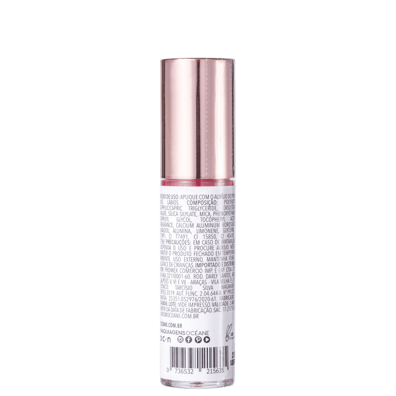 Mariana Saad by Océane Berry Pink Glossy - Gloss Labial 3g