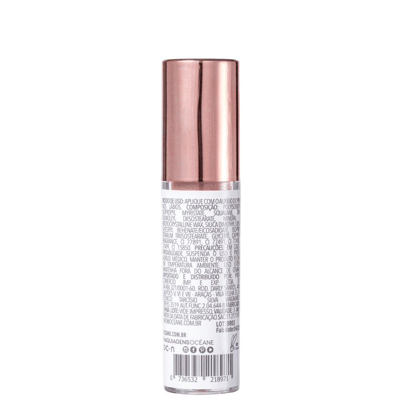 Gloss Labial Mariana Saad by Océane Yes I Do Nude Matte 3g