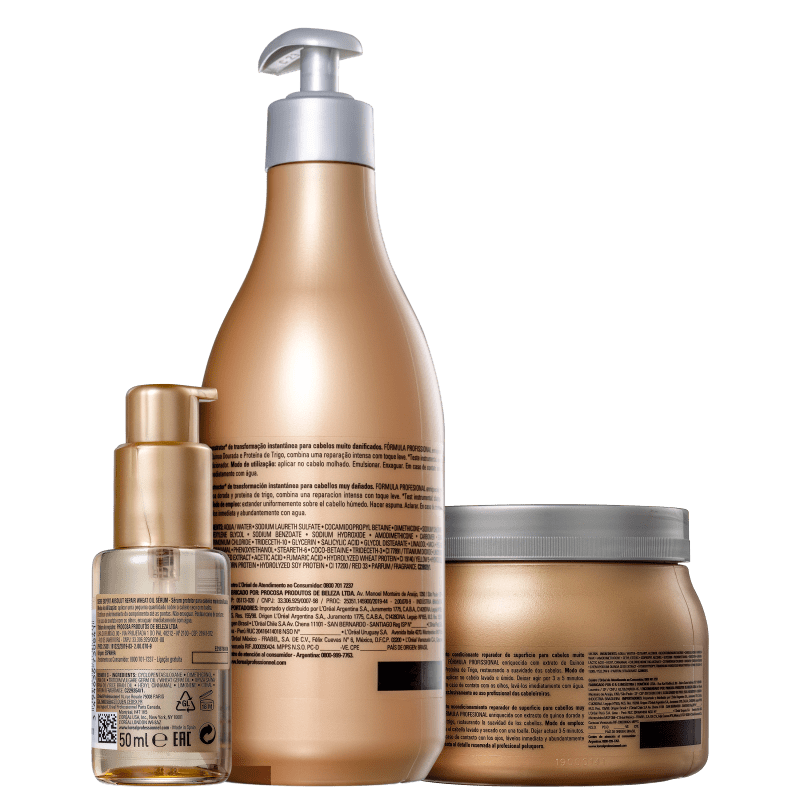 Kit Tratamento Completo L'Oréal Professionnel Serie Expert Absolut Repair Gold Quinoa + Protein Completo